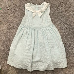 Little girls seersucker dress